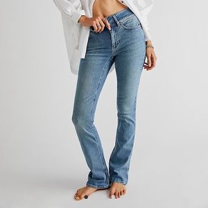 Free People We The Free Shayla Skinny Flare Jeans, size 27
